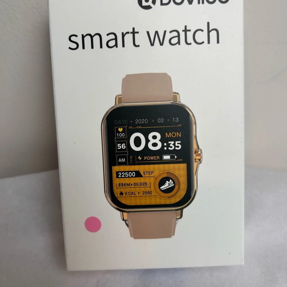 Smart Watch with Pink Band